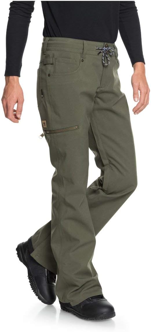 DC スノーボードパンツ レディース カーキ DC スノーボードウェア